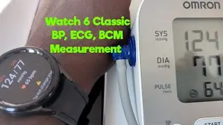 Galaxy Watch 6 Classic Blood pressure ECG Measurements