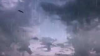 10 hour rain cloud and storm rhythm sound for sleep and meditation