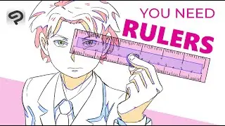 How I use RULERS for ANIME work