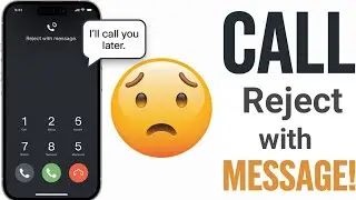 Call reject with message | Android mobile