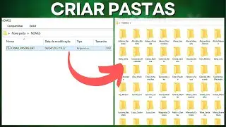 Como Criar Milhares de Pastas no Windows em Segundos | Arquivo .Bat Bloco de Notas e Excel