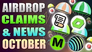💥 Best Airdrop Claims & News end of October 💥