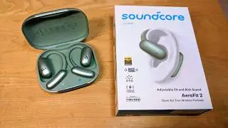 REVIEW: soundcore AeroFit 2 Adjustable Open-Ear Wireless Earbuds - New Design, Hi-Res 20mm Drivers!