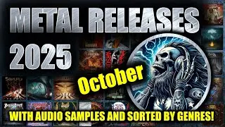 New Metal Albums October  2025 - Preview of Upcoming Metal releases October 2025! 