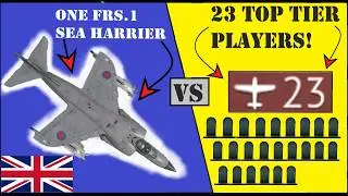 Entire Lobby Slaughtered By One (Critically Damaged) FRS.1 Sea Harrier - :)