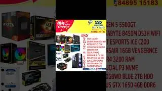 AMD Editing and Gaming Studio PC Build 2024#Shorts-1