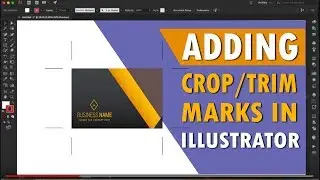 HOW TO ADD CROP MARKS | TRIM MARKS | ILLUSTRATOR TUTORIAL