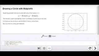 Plot Circles using the Parametric Equation and Python Matplotlib