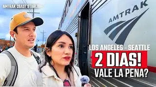 RESEÑA HONESTA |  ASI es VIAJAR EN TREN en USA 🇺🇸 | RUTA #AMTRAK COSTA OESTE