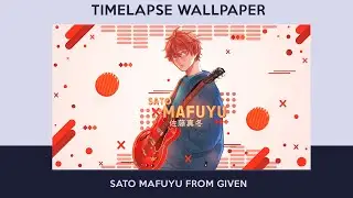 [Timelapse] Sato Mafuyu Wallpaper | Photoshop