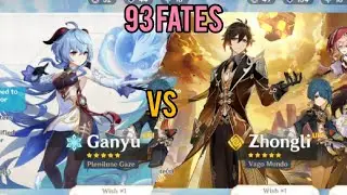 Genshin impact pulling ganyu and zhongli ( banner 2.5) 