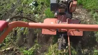 Быстрая уборка участка.