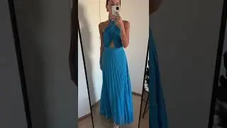 Синее платье Aliexpress
