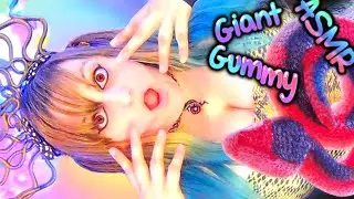 GiANT GUMMY SNAKE!!! 🐍 ASMR!! AHH!! HELP! 🐉🐛 o.0 Medusa RP, Biggest Gummy Snake, Mouth Sounds, Hiss