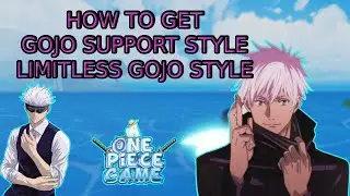 How To Get Gojo Support Style/ Limitless Style In AOPG - Crossover Update