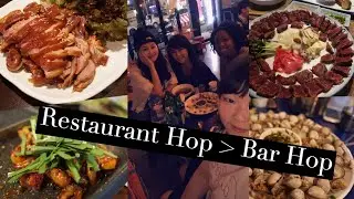 Restaurant hopping in Korea + Coin Noraebang | Weekly Korea Vlog