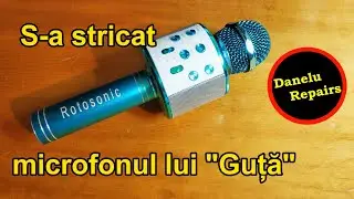 Reparație Microfon karaoke Rotosonic Bluetooth