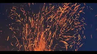 Fire sparks  + crackle sound = 1 hour