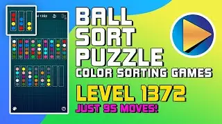Ball Sort Puzzle - Color Sorting Games Level 1372 Walkthrough [95 Moves!]