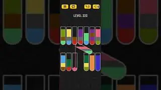 Water Sort Puzzle Level 223 Walkthrough