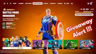 🛑Fortnite Chapter 5 Season 4 Giveaway Alert !!!!! | Fortnite X Marvel