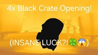 OPENING 4 BLACK CRATES (NEW CHARACTER UNLOCK?!😱🍀) | Zooba 