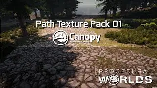 Unity Terrain : High Quality Paths with Path Texture Pack 01