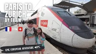 Paris to Zurich by Train TGV Lyria FIRST CLASS | Epic European Adventure 