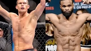 Tyron Woodley-  i will walk off KO Wonderboy