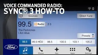 SYNC 3 Voice Commanded Radio | SYNC 3 How-To | Ford