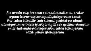 Geri döndümm // Msp