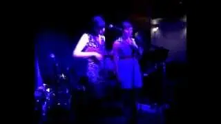 Sarah and Lauren sound check @ Bowery Electric