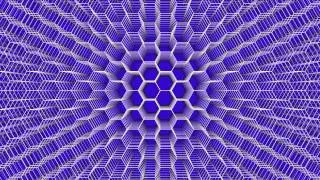 12Hrs of White Honeycomb on Deep Blue