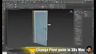 How to change the pivot point of an object in 3Ds Max