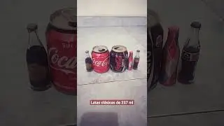 latas clásicas de 237ml,coca cola