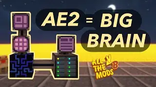 AE2 Rush! | All The Mods 8 Volcano Block