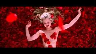 Scene from film " American Beauty" 720p HD  -- Falling Rose Petals
