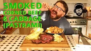 Smoked Corned Beef & Cabbage on the Kamado Joe (so pastrami)