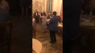 Dancing to the chiboni bagpipes in Kutaisi