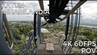Katun front row POV 4K 60 fps - Mirabilandia Italy 2024