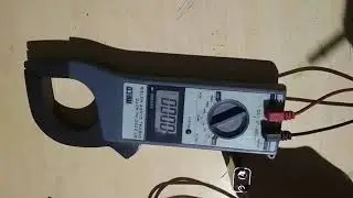 How to use a clamp meter. ac/dc Digital clamp meter