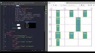 The justify-items and align-items properties with CSS Grid layout