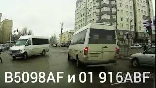 Нарушение ПДД водителями маршруток