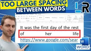 Too large spacing between words in MS Word ✅ 2 MINUTES