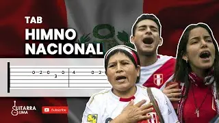Cómo tocar el Himno Nacional del Perú en Guitarra | Tutorial | Tablatura Fácil