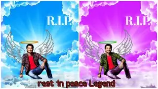 Picsart sushant Singh Rajput😥 Rip💔 photos editing tutorial video 💔 the edit studio