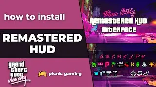 How to install Remastered Hud in GTA Vice City | Best hud mod for GTA Vice City | GTA VC Remastered