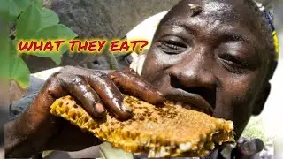 Surviving Skills Of Hadzabe tribe - How they Get Their Food and Eat.