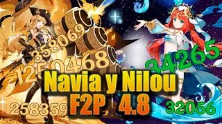 4.8 | ABISMO 12 | NAVIA & NILOU | F2P | Genshin impact 4.8
