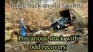 Return of an old favorite.  Jeep Half Underwater It's Time for a Crazy Recovery #offroadrecovery